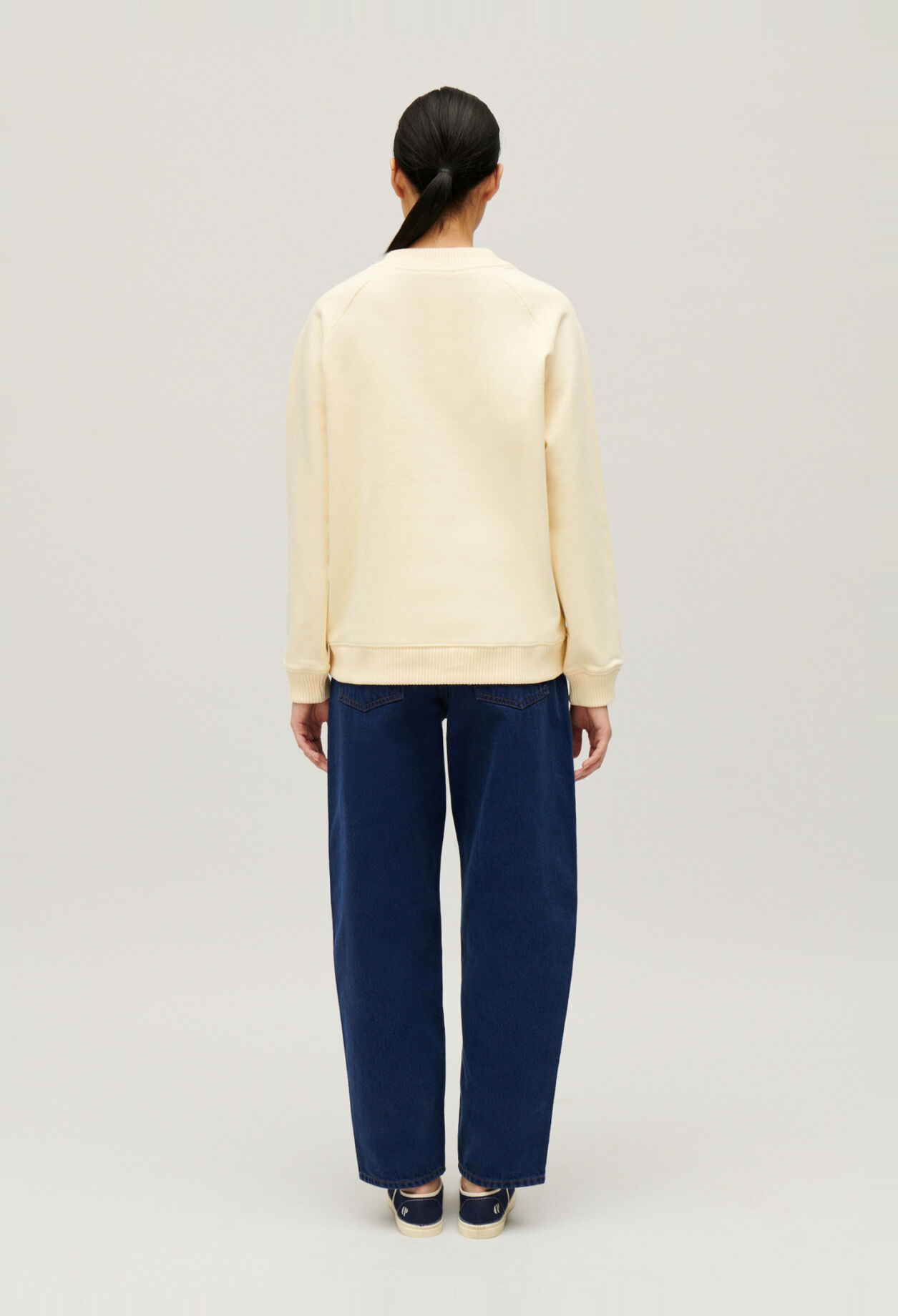 Sweatshirt mit Knopfbesatz