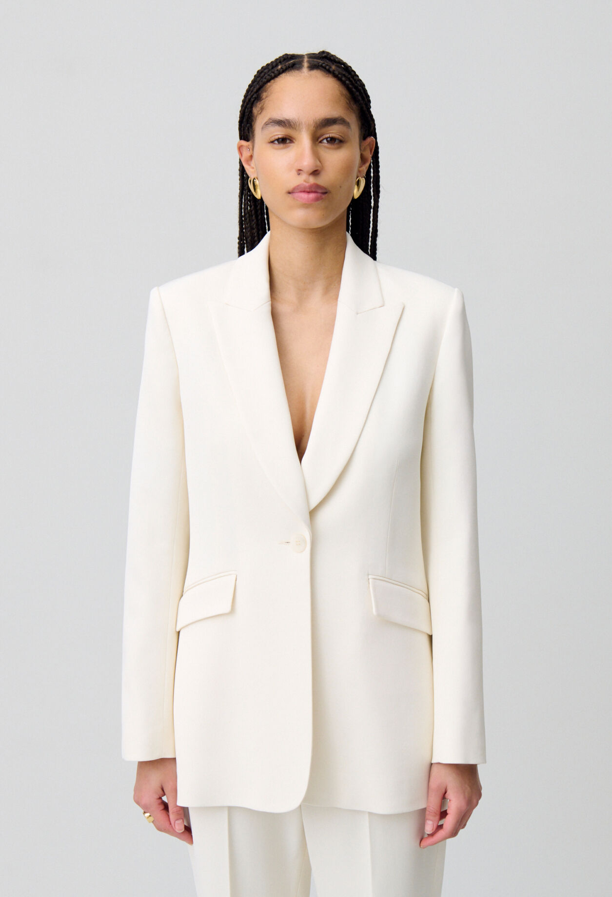Taillierte Blazerjacke