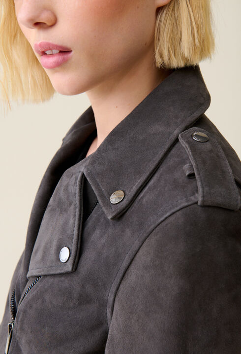 Perfekte Wildlederjacke