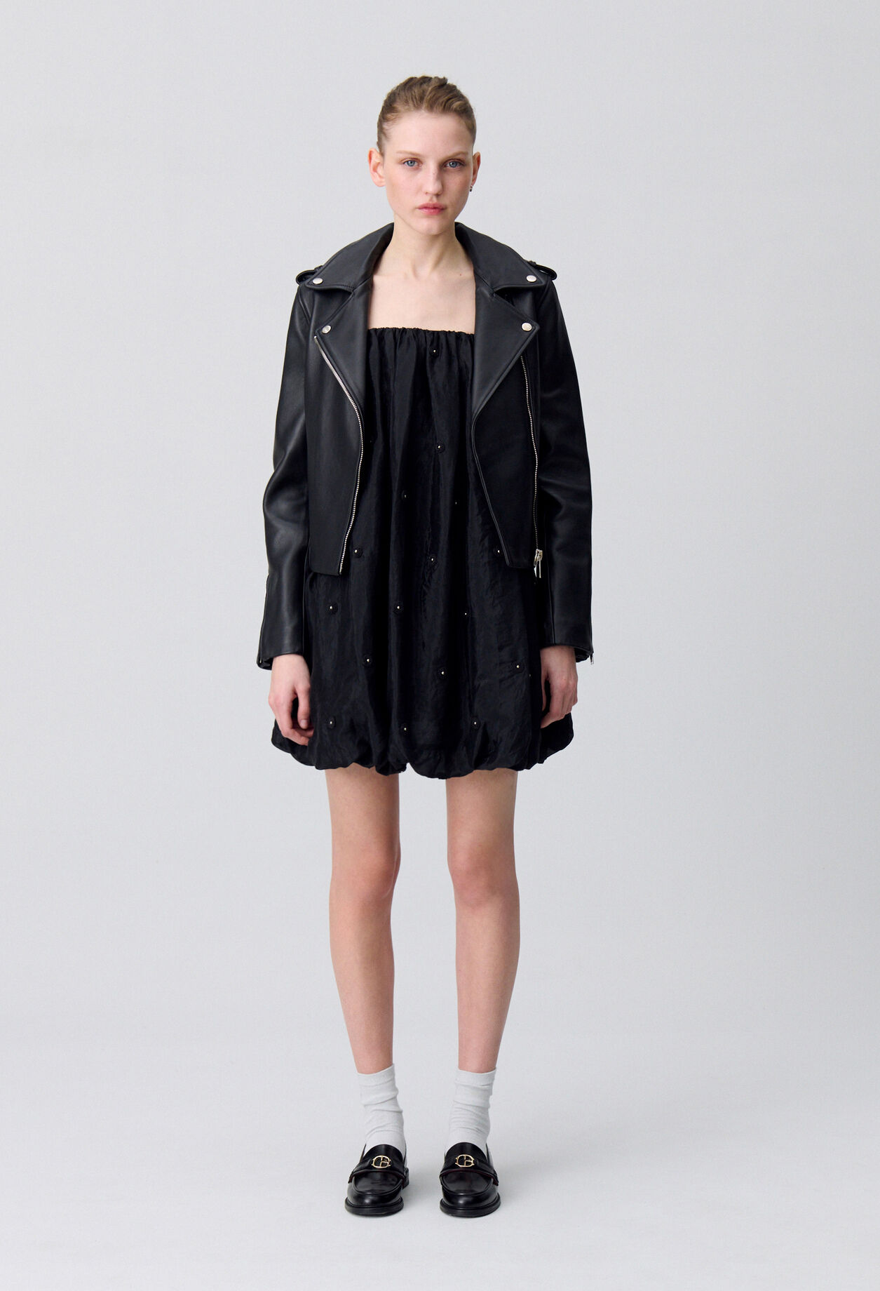 Leder Jacke