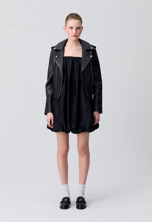 Leder Jacke