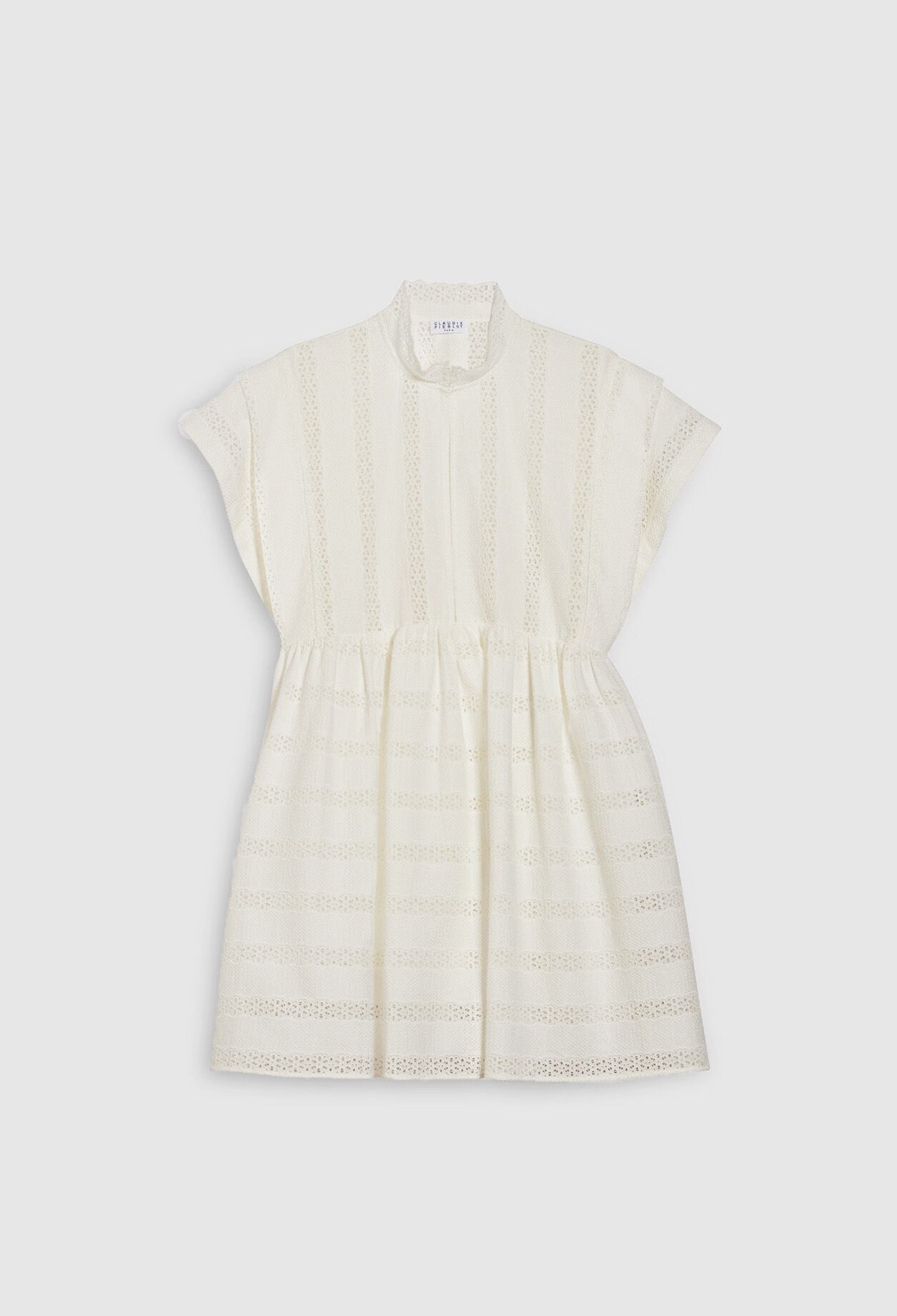 Kleid aus Guipure.