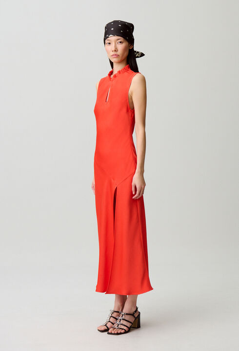 Flie&szlig;endes Midi-Kleid