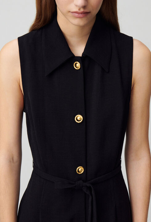 &Auml;rmelloses kurzes Kleid