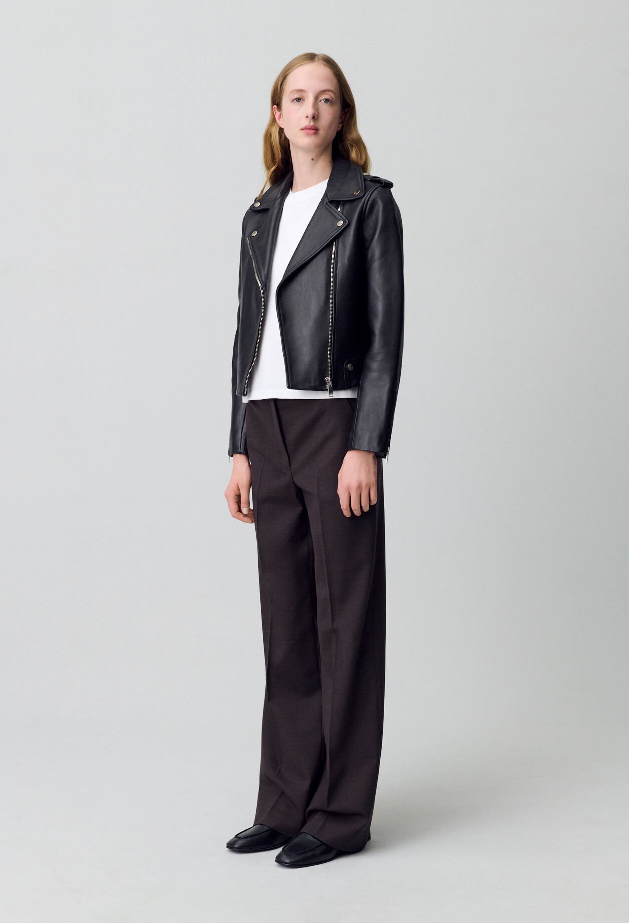 Leder Jacke