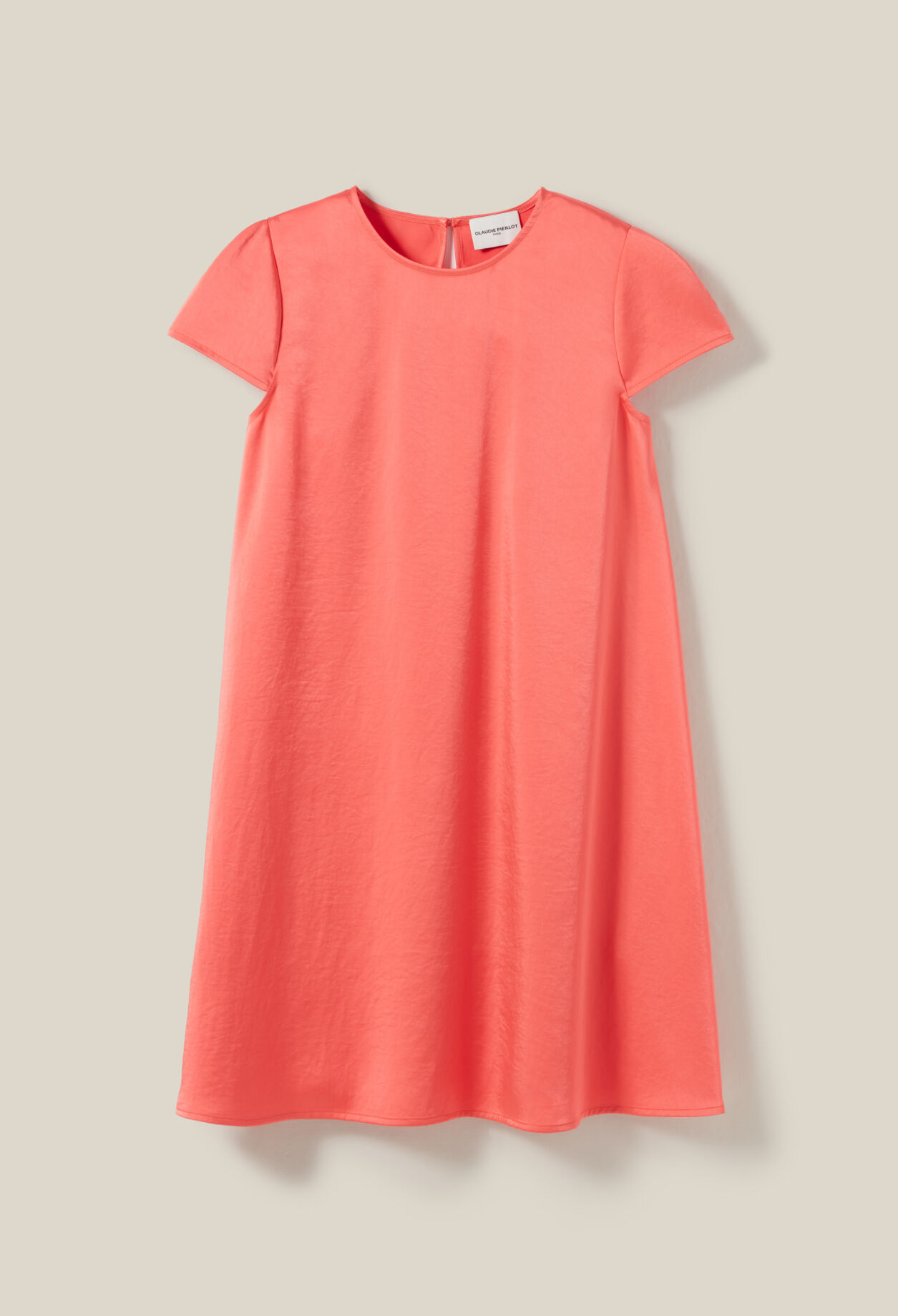 Kurzes Babydoll-Kleid Mandarine