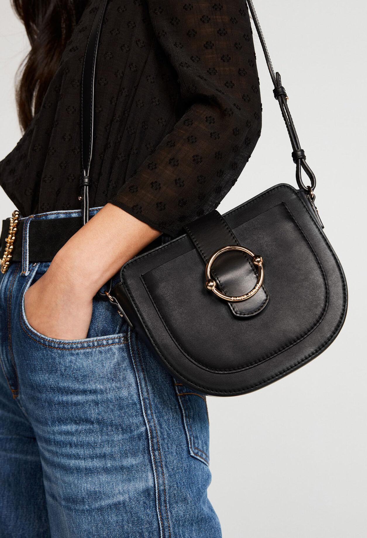 Tasche Anouck Besace aus Öko-Leder