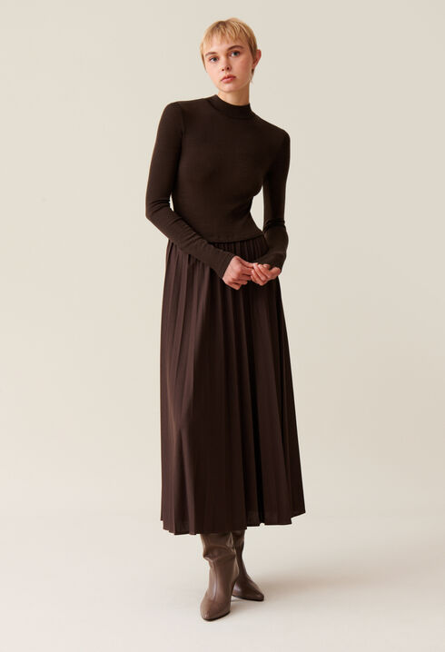 Twist-Strickkleid