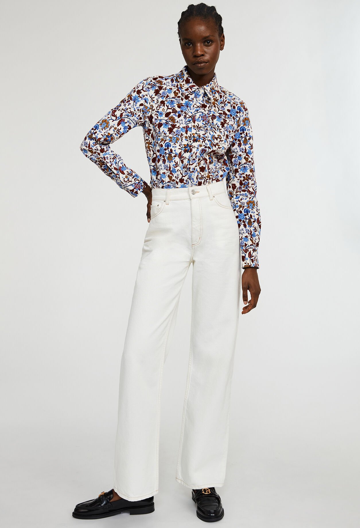 Hemd mit Blumenmuster