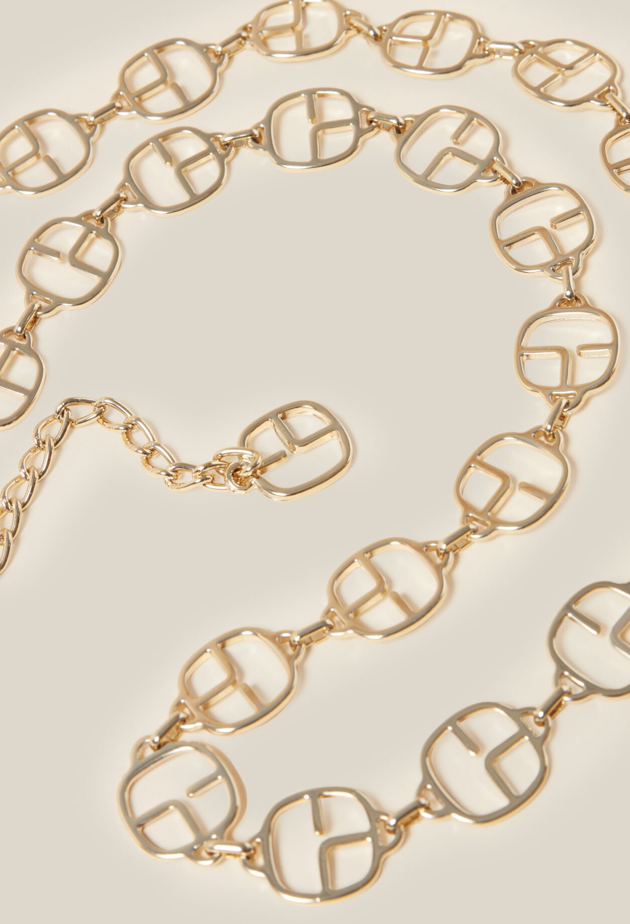 Monogrammgürtel mit verstellbarer Kette