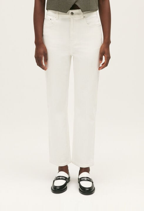 Gerade Jeans Ecru