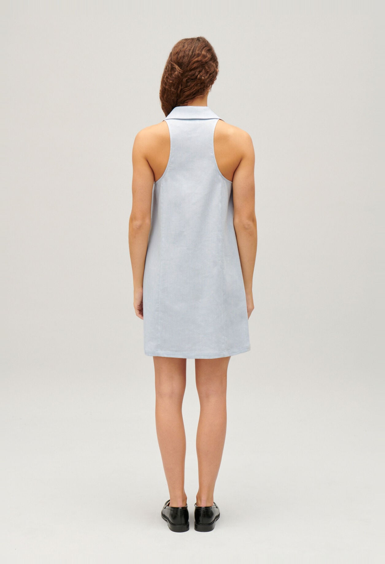 Kurzes, gekn&ouml;pftes Babydoll-Kleid