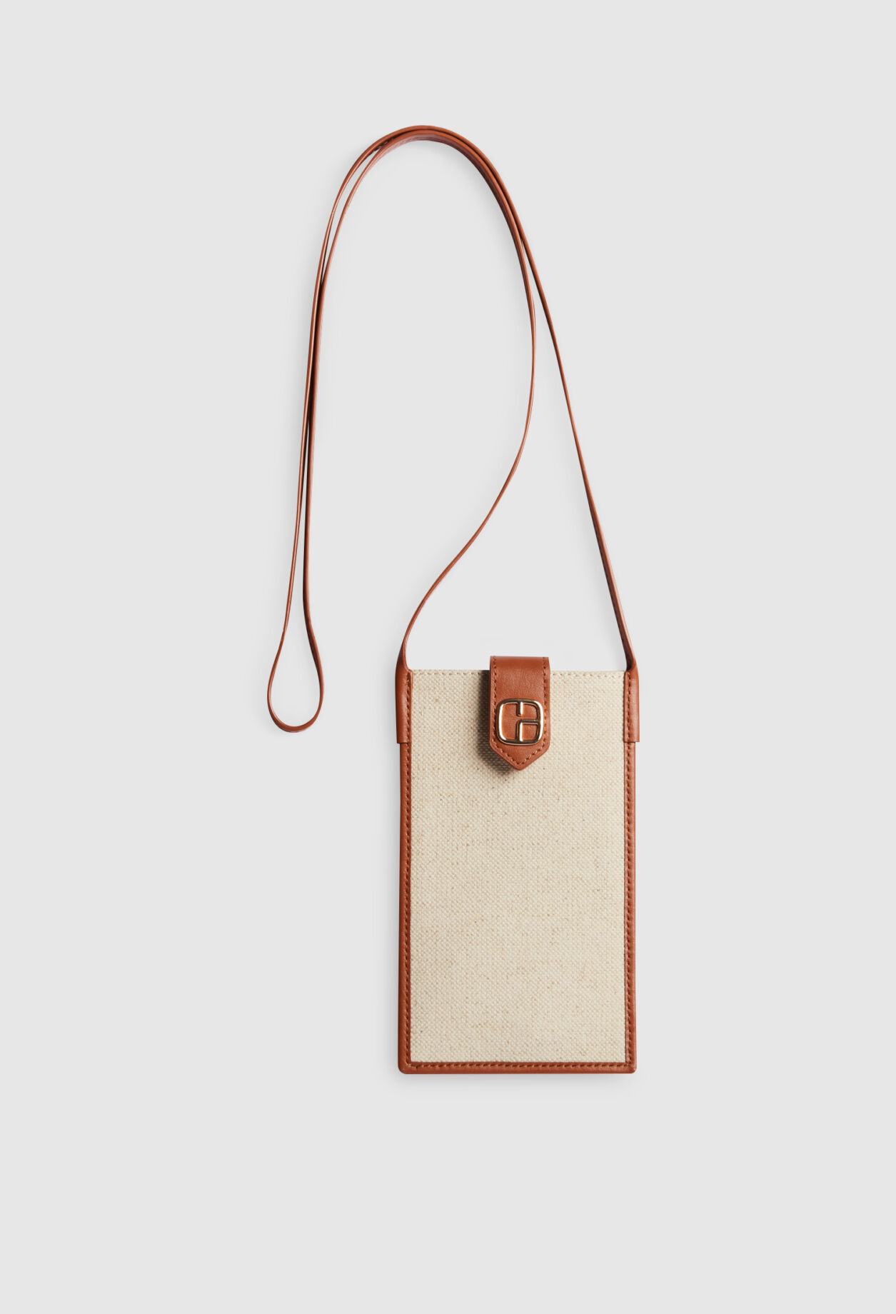 Kleine Tasche mit Tragriemen aus Canvas