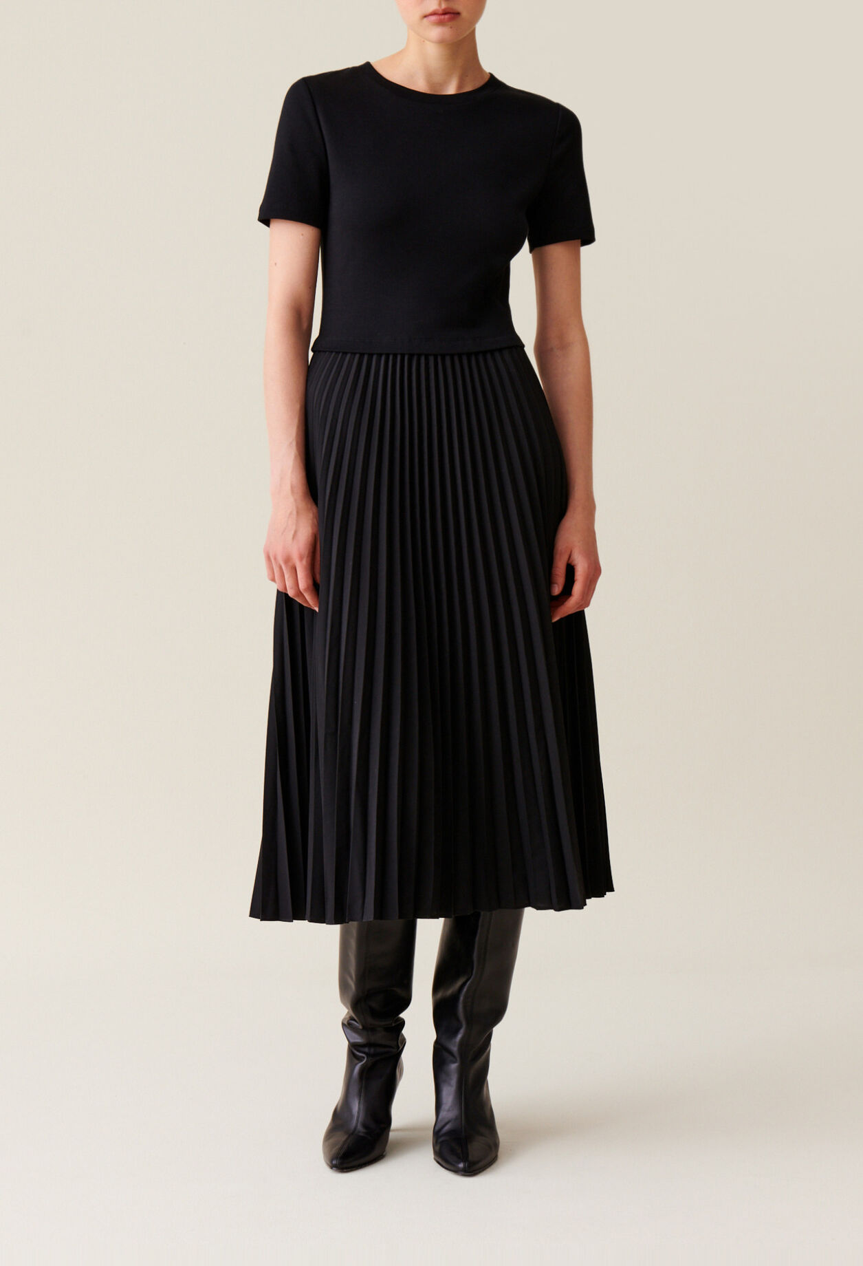 Zweistoff-Kleid Twist
