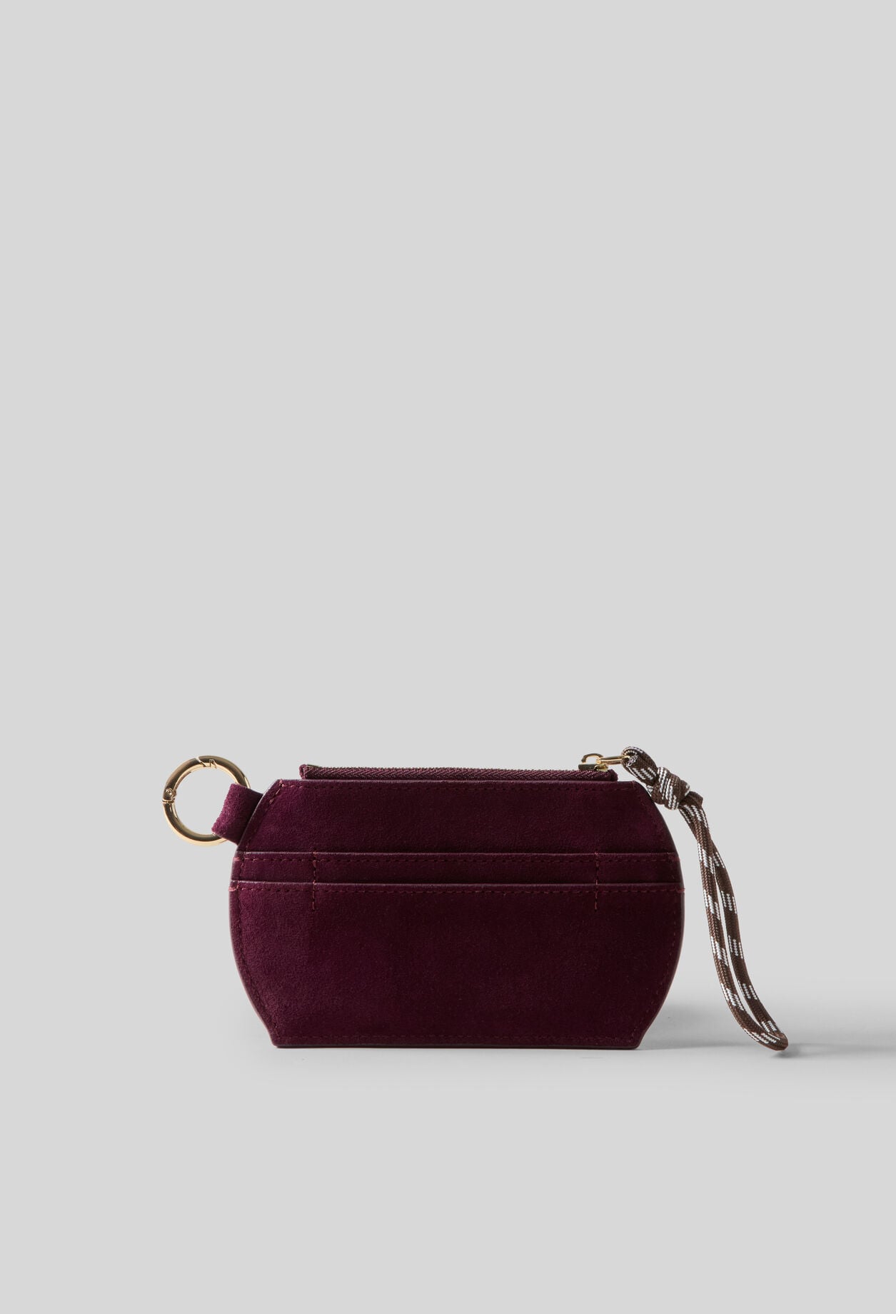 Kartenetui Wildleder beige