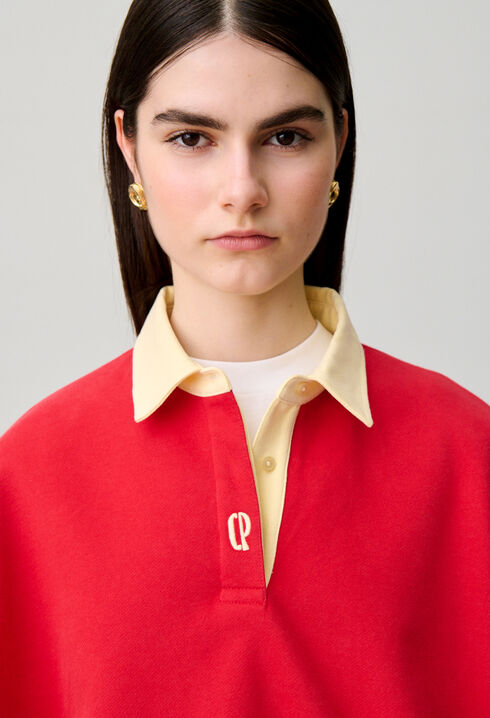 Oversize-Sweatshirt aus Baumwolle