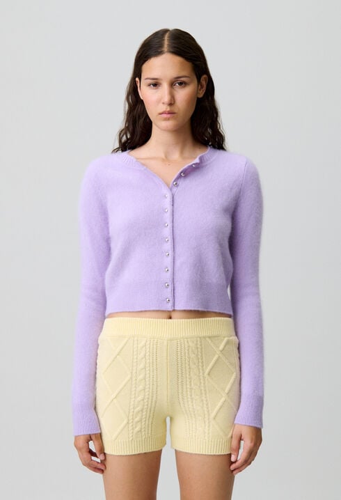 Kurzer Strickpullover