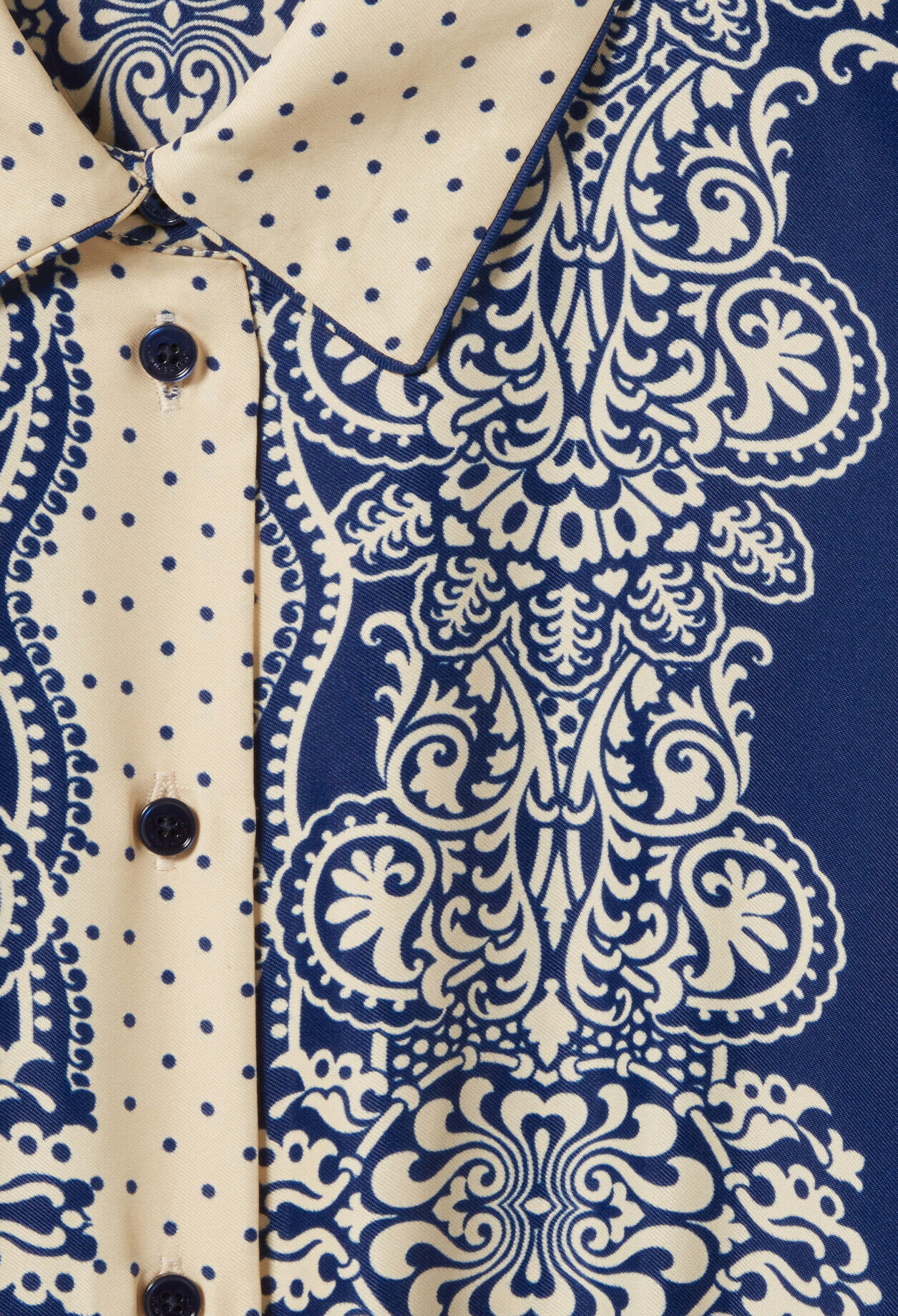 Bedrucktes langes Kleid