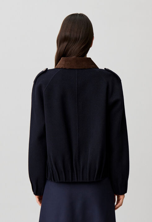 Weiter Blouson, Golddruckkn&ouml;pfe