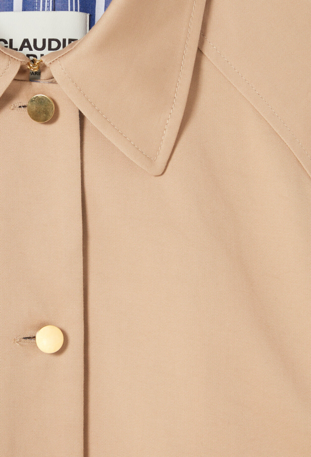 Mittellanger gerader Trenchcoat