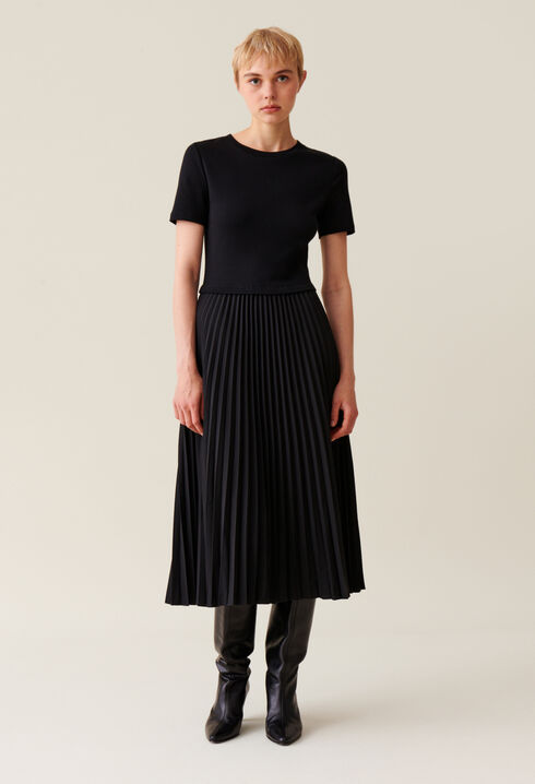 Zweistoff-Kleid Twist