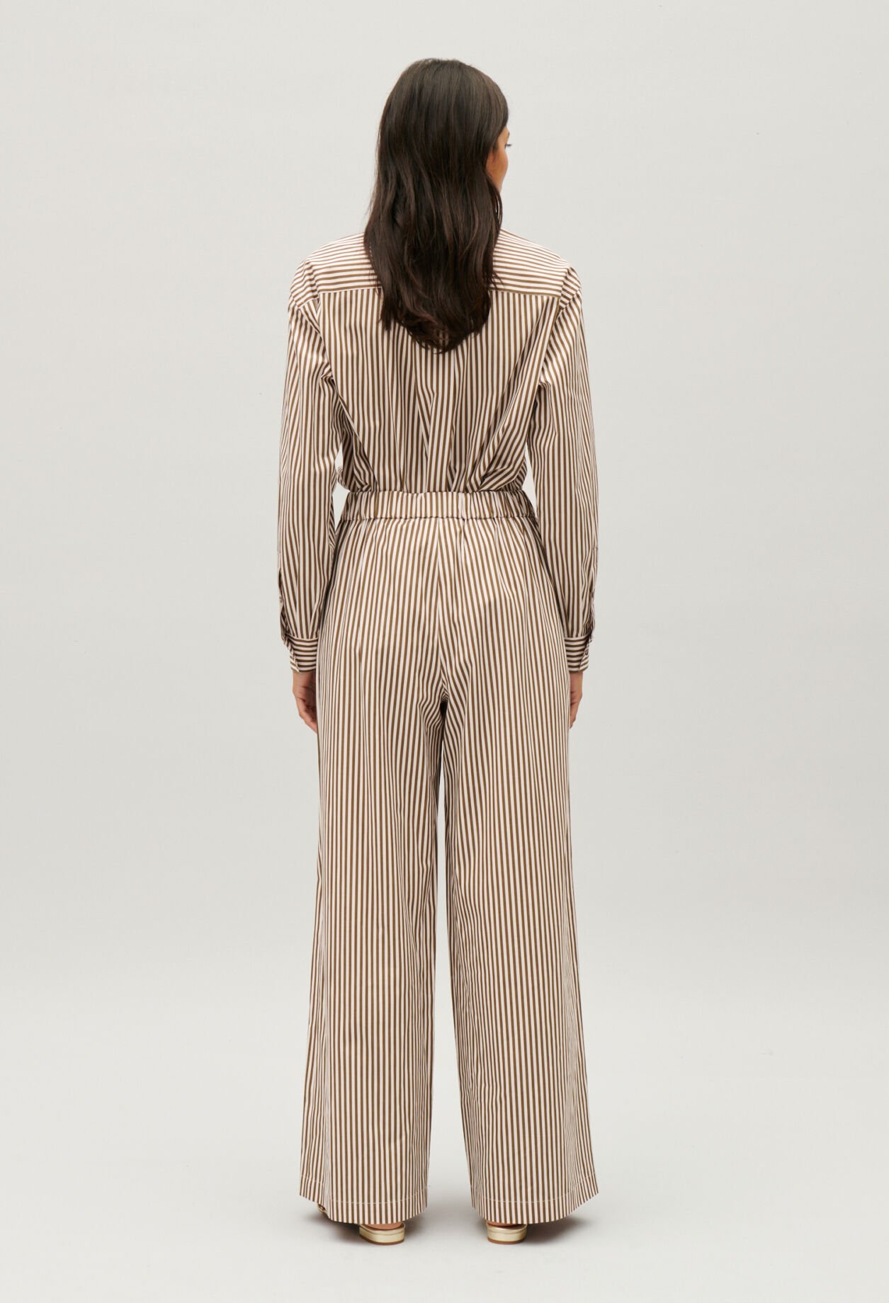 Hose mit Streifen-Design Bronze