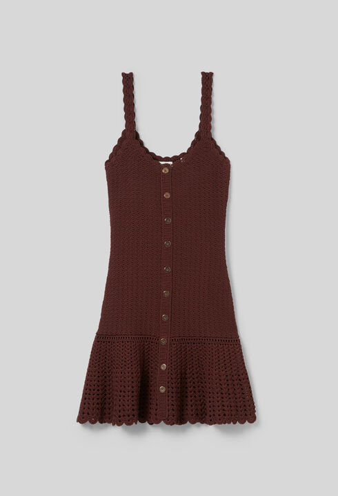 Kurzes Häkelkleid