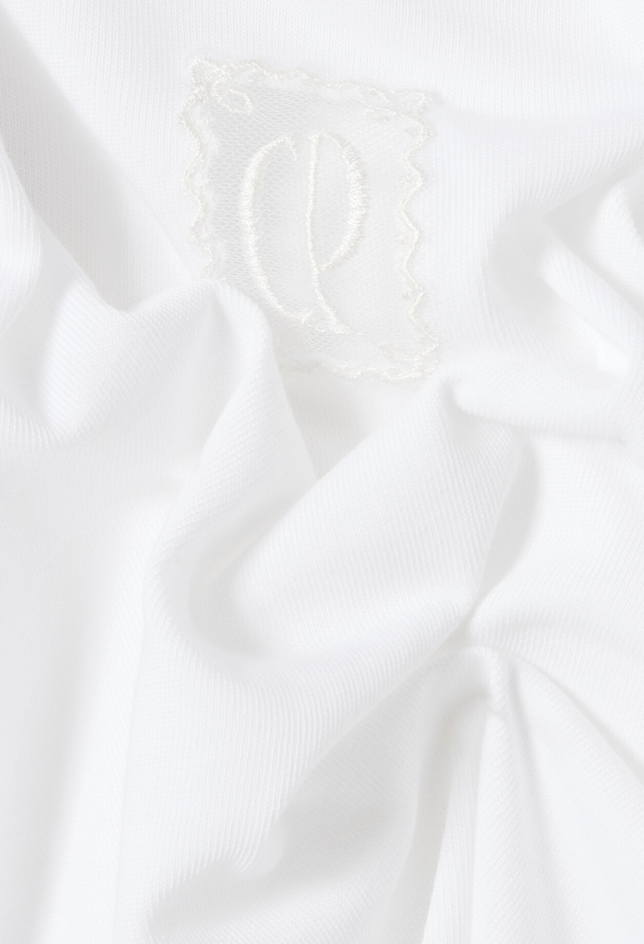 Weites Baumwoll-T-Shirt, kurz