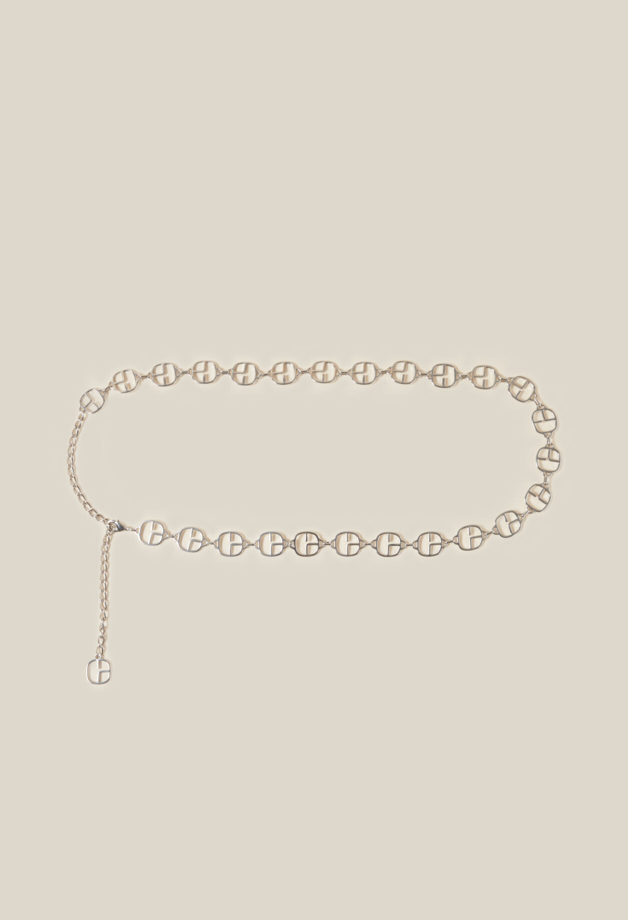 Monogrammgürtel mit verstellbarer Kette
