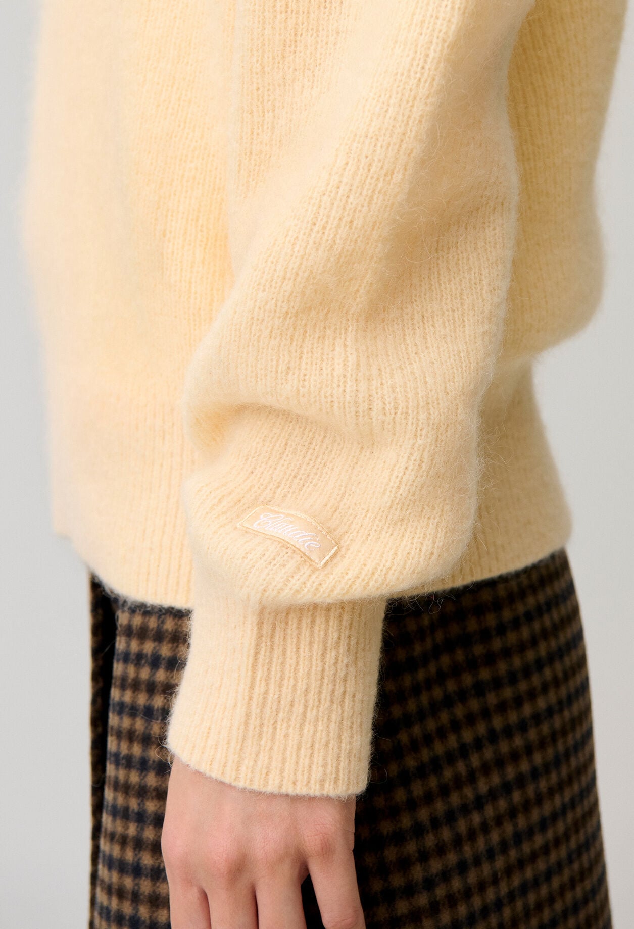 L&auml;ssiger Flauschstrick-Pullover