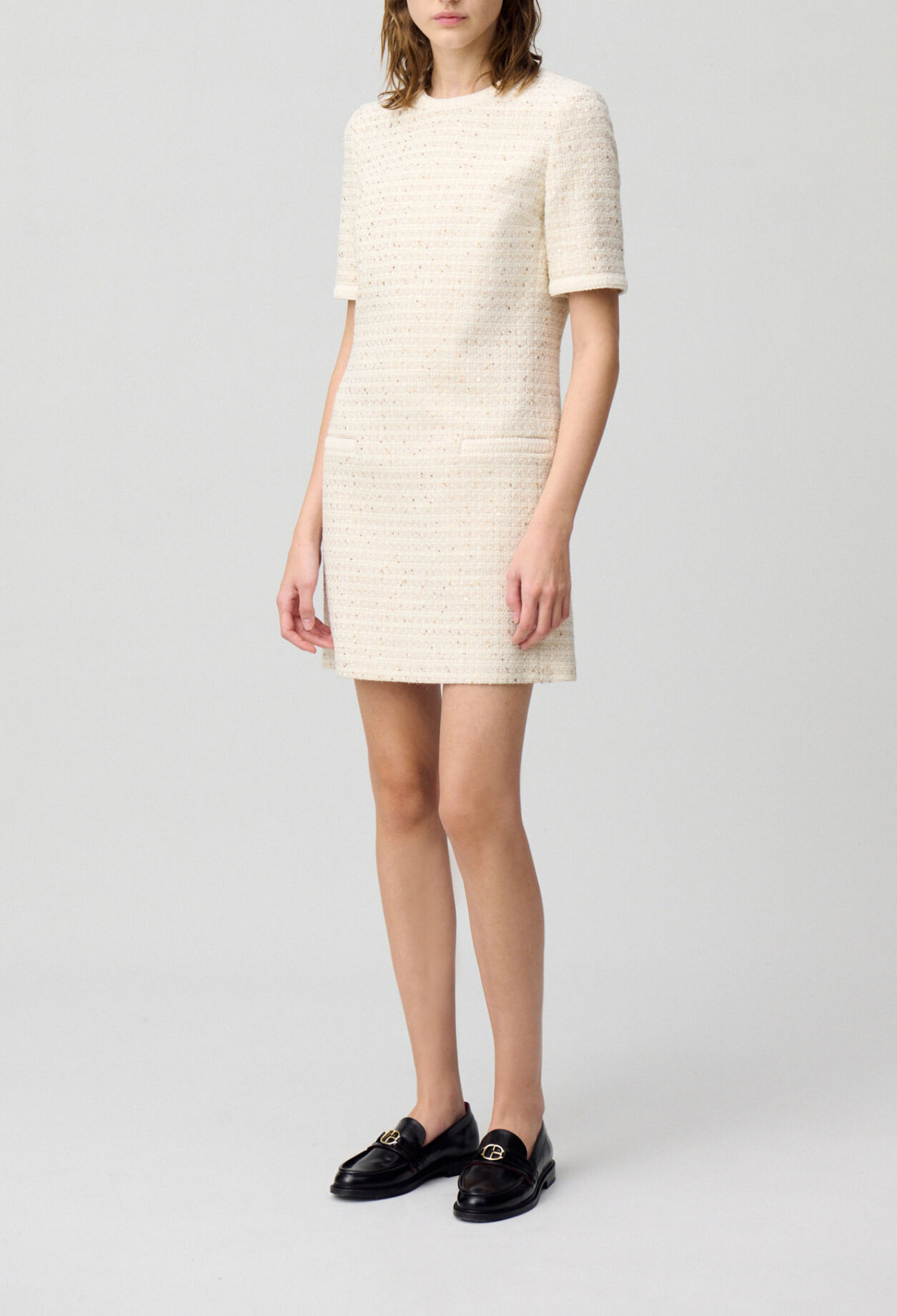 Tweed-Kleid kurz