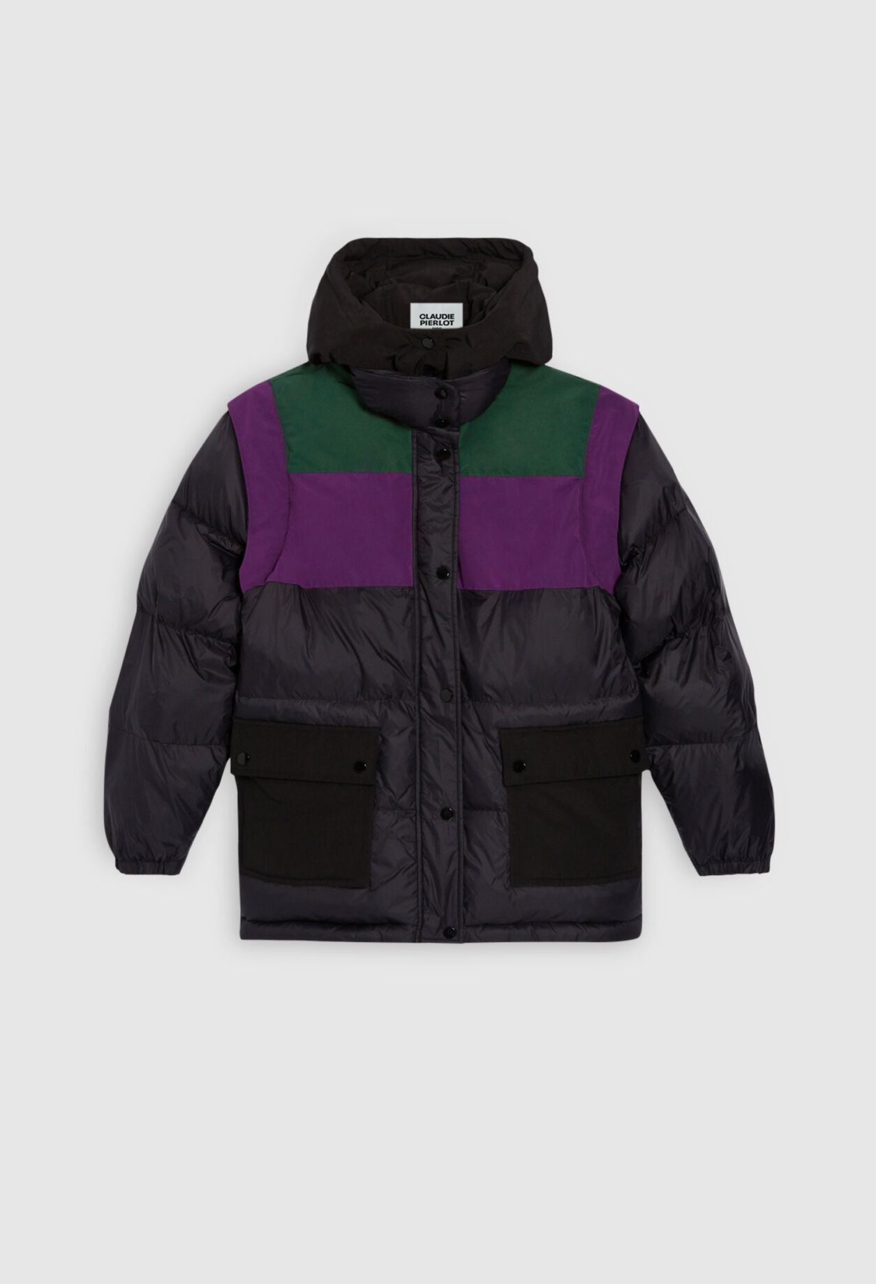 Daunenjacke mit Kapuze