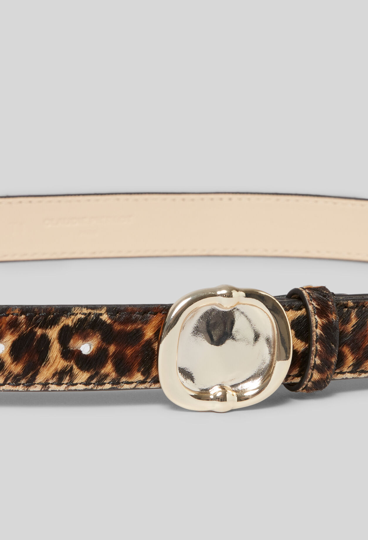 Ledergürtel Leopard