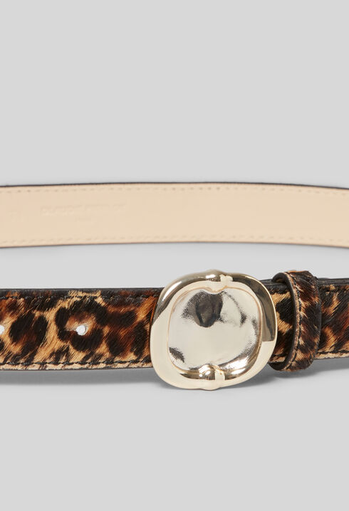 Ledergürtel Leopard
