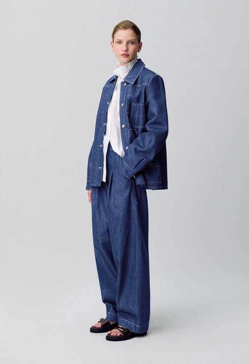 Gerade Jeansjacke