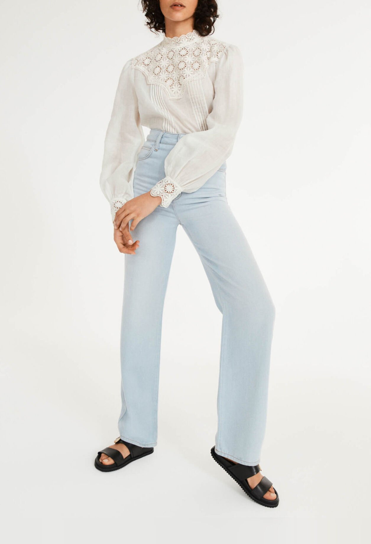 Weiße Bluse