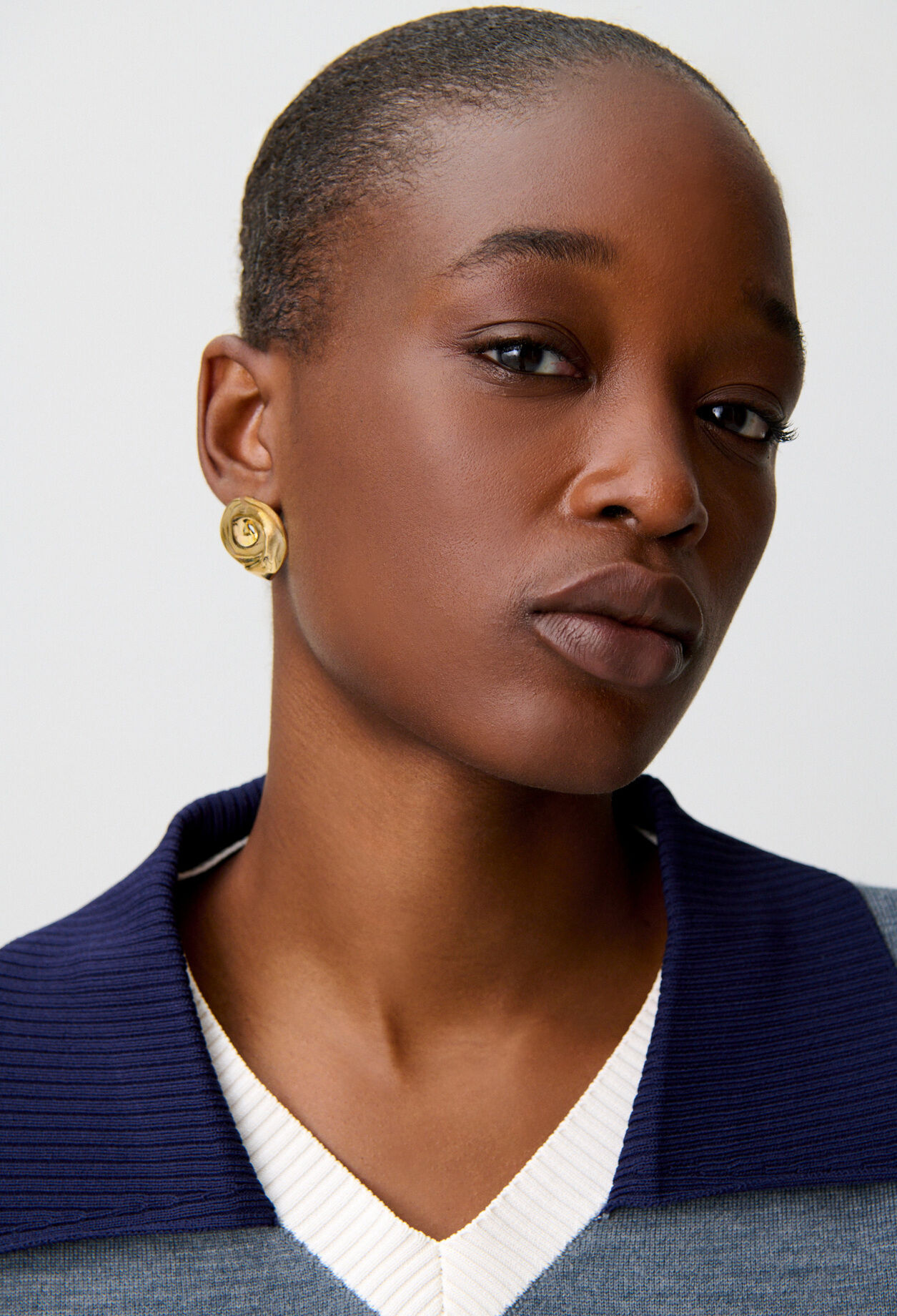 Goldene Ohrringe Claudie