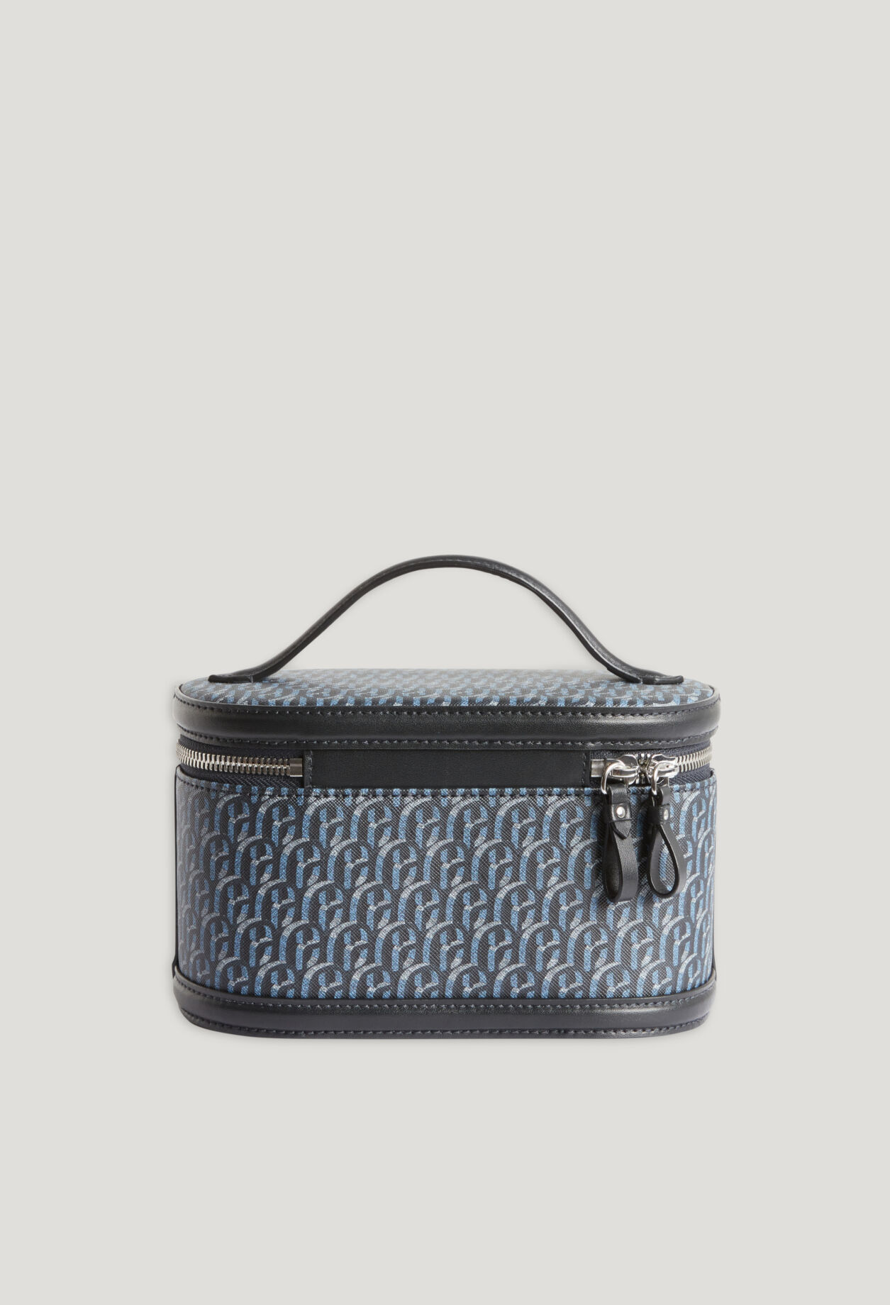 Monogrammiertes Vanity Case Marineblau