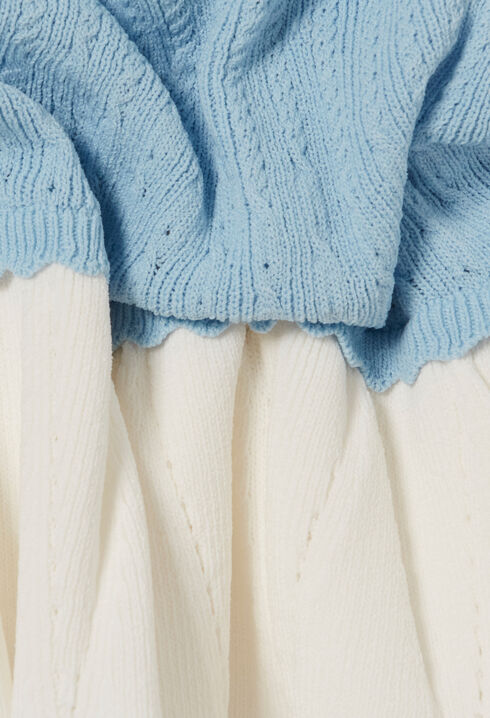 Stricktop mit Rundhals