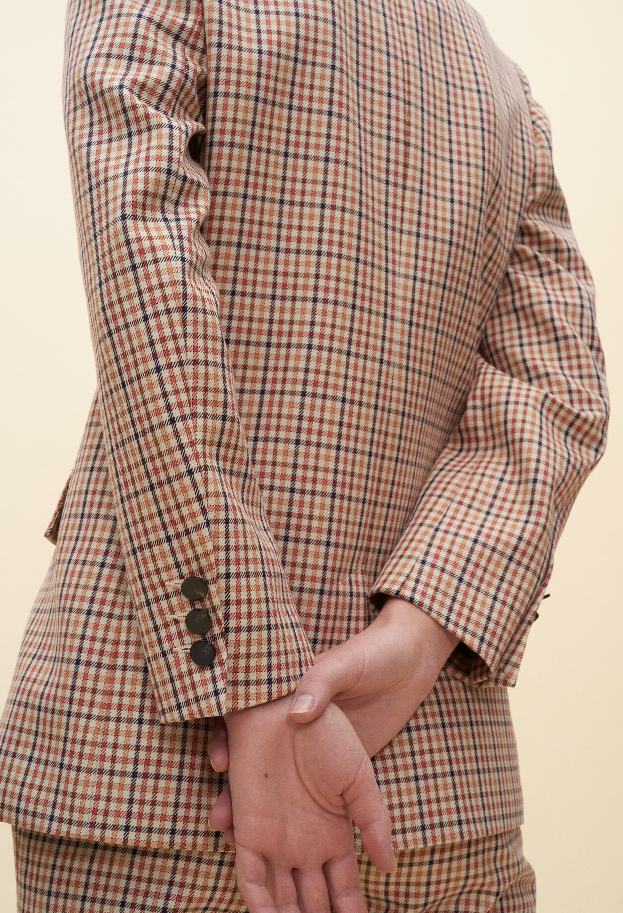 Glencheck Jacke