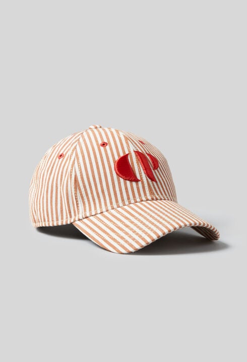 CP-Monogramm Mütze mit Streifen