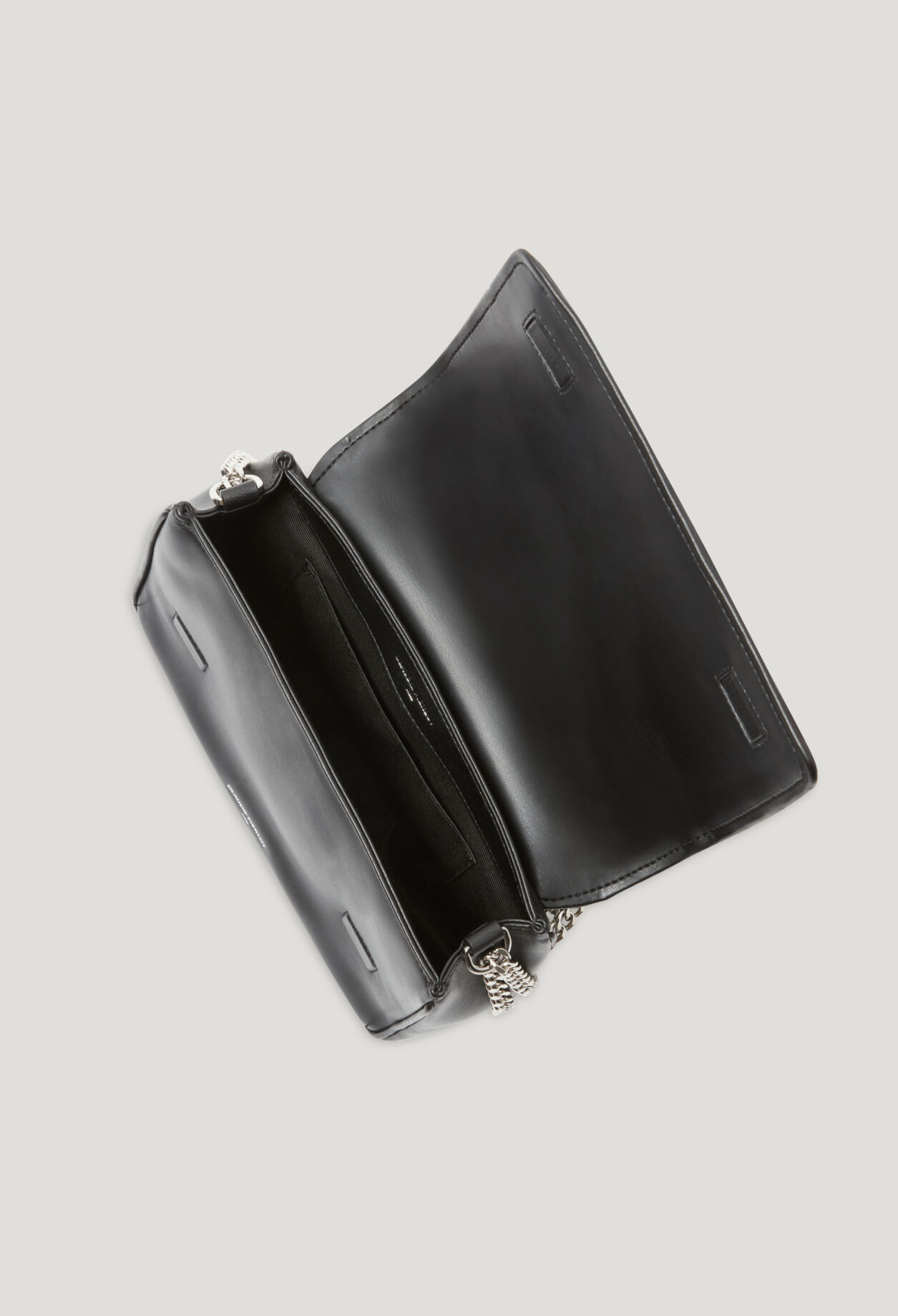 Angeli-Tasche aus schwarzem Steppleder