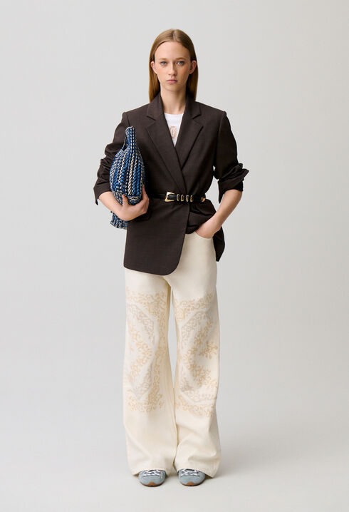 Blazer-Jacke im Anzugstil