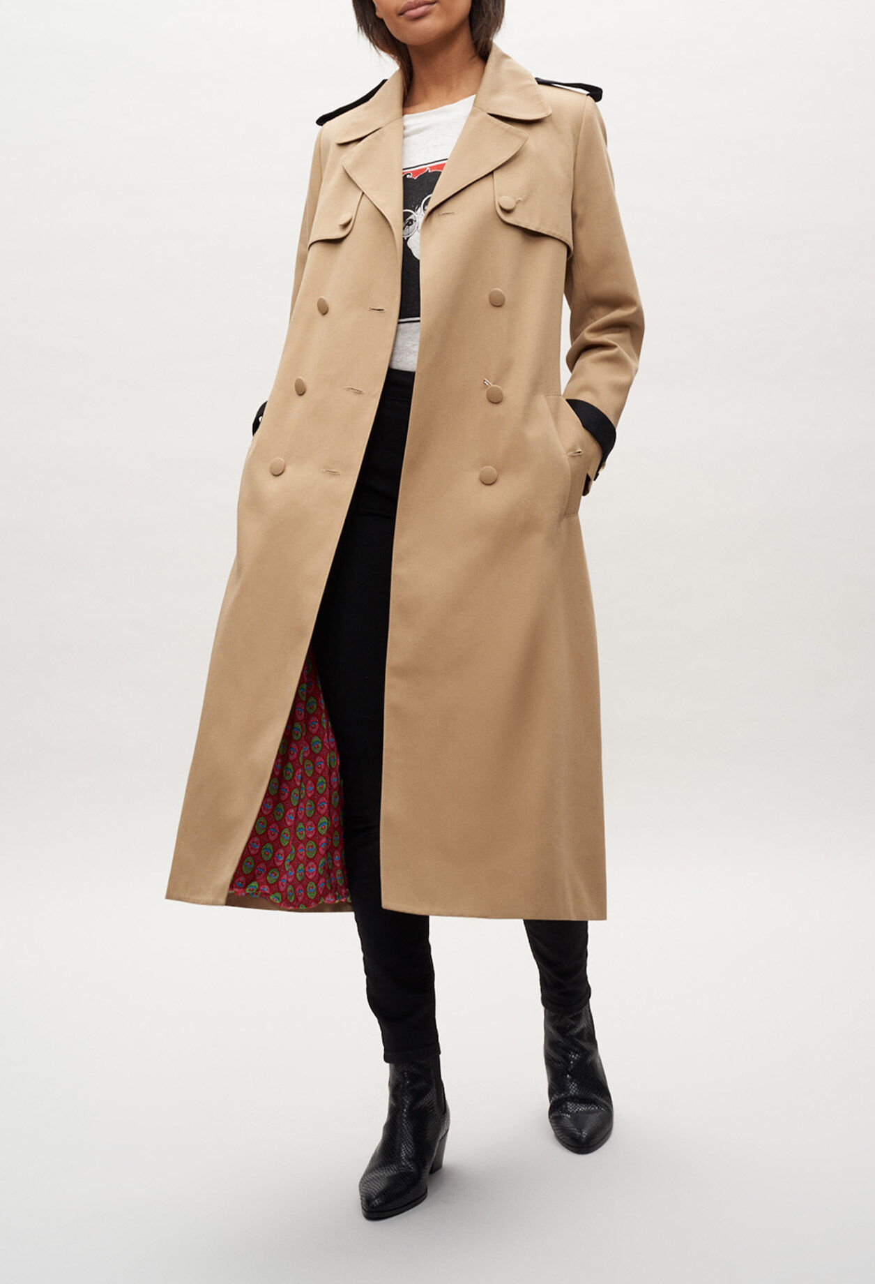 Zweireihiger Trenchcoat