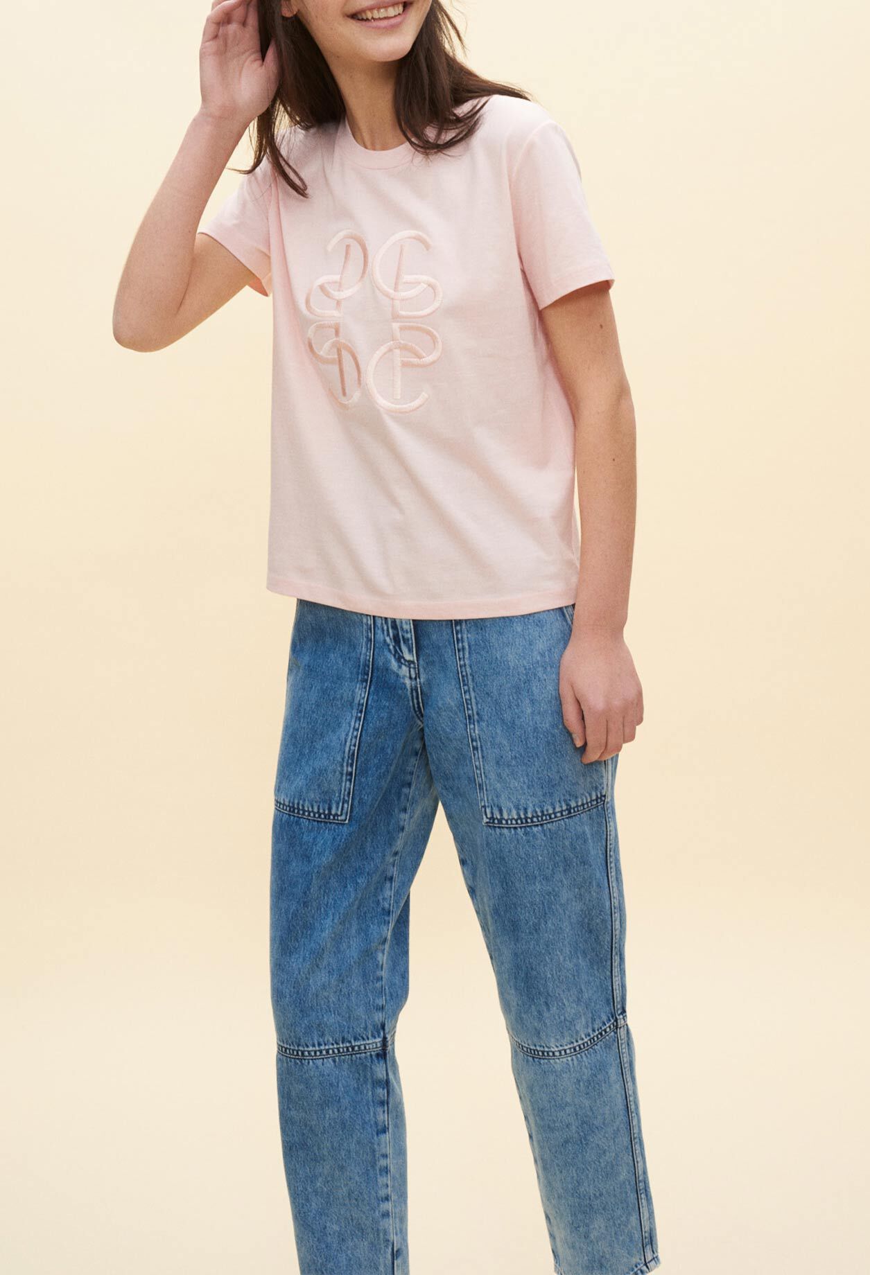 T-Shirt mit Stickerei