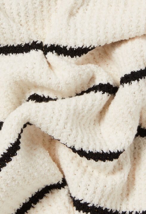 Feinstrickrock mit Streifen