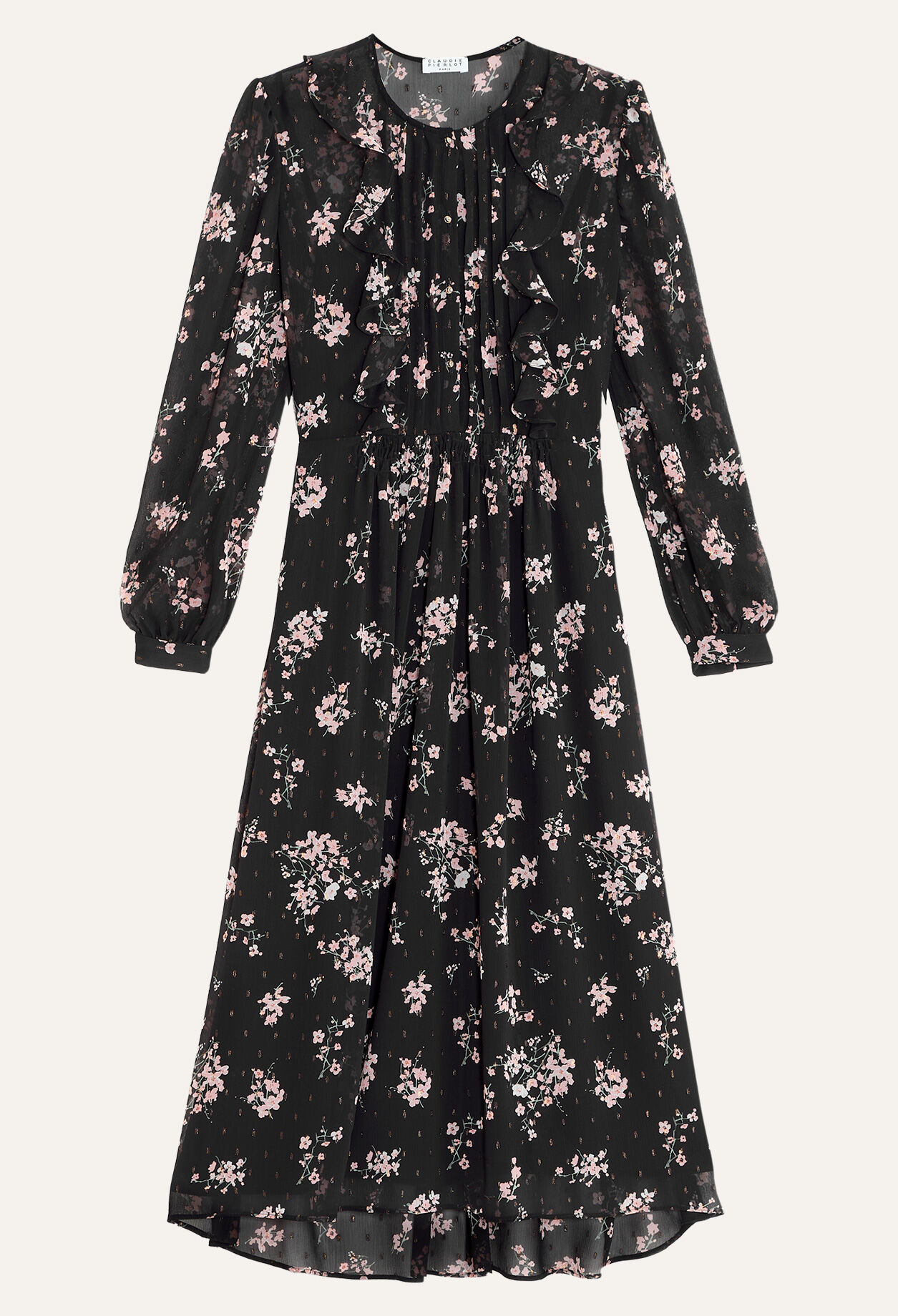 Langes Blumenkleid