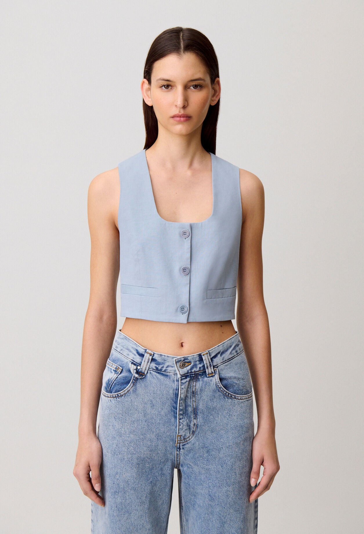 Taillierter Leinenblazer