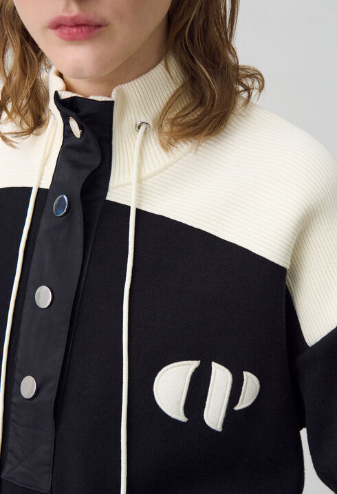 Sweatshirt Minimum Troyerkragen