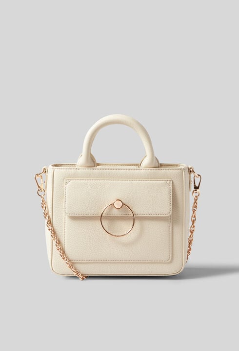 Anouck Tasche genarbtem Leder Kette